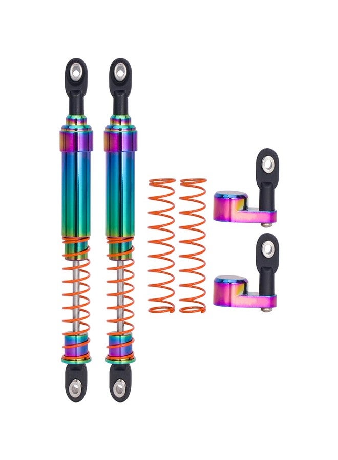 ممتص صدمات RC قطعتين مع غطاء إزاحة لسيارات الزحف 1/10 SCX10 TRX4 Capra LCG Cheater Rigs VS4-10 90046 D90 (95 مم قطعتين) - Image 1